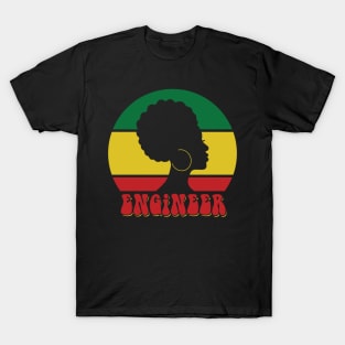 African American Engineer Black History Month T-Shirt